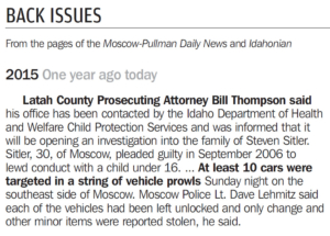 Moscow-Pullman Daily News Back Issues